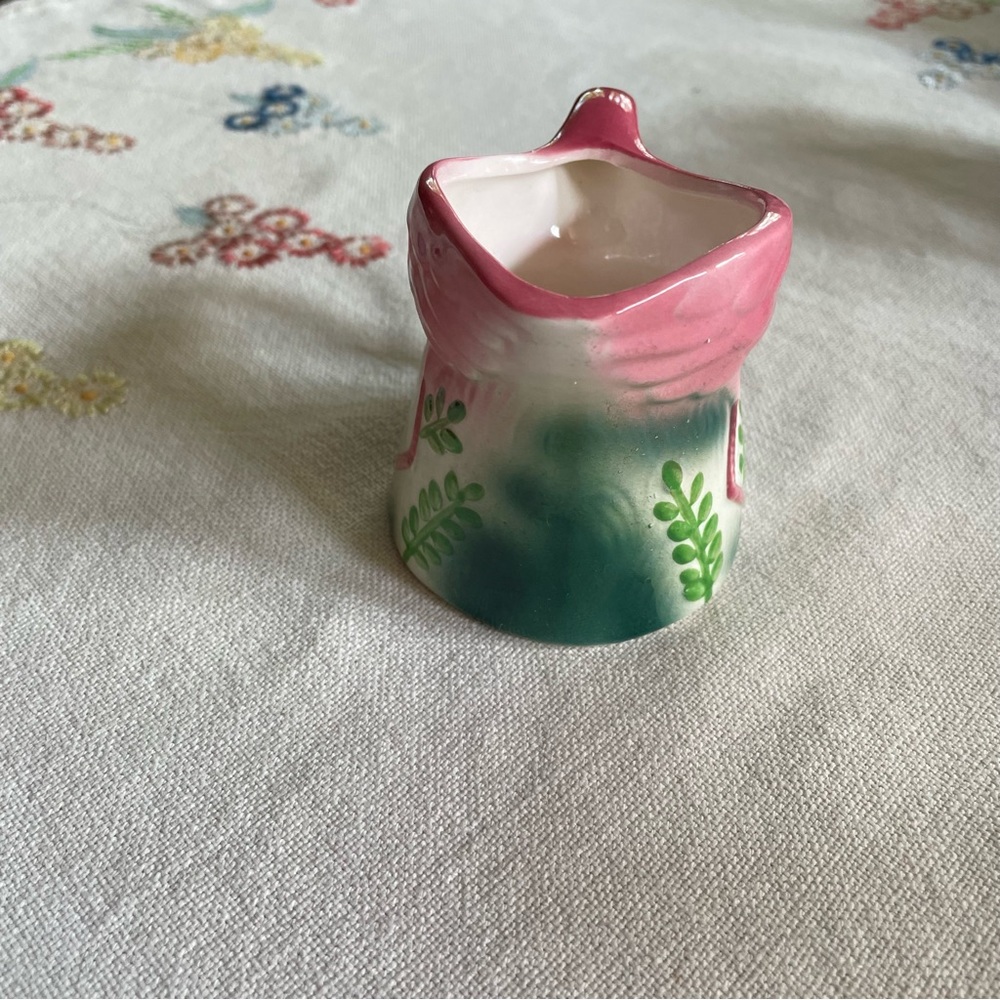 Vintage Sarsaparilla Deco Design 1982 Pink Flamingo Creamer. 3"Tall x 4" Wide - Picture 7 of 14